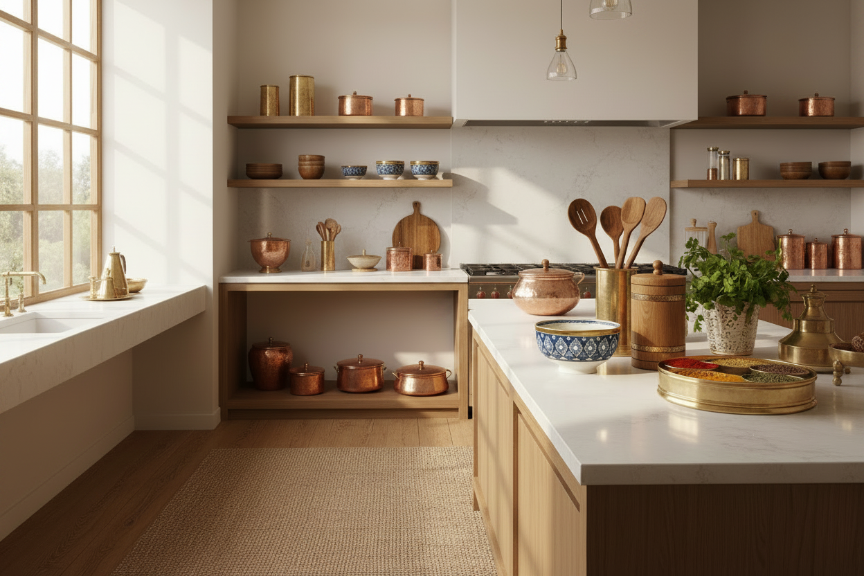 Timeless South Asian Kitchen - Minimal